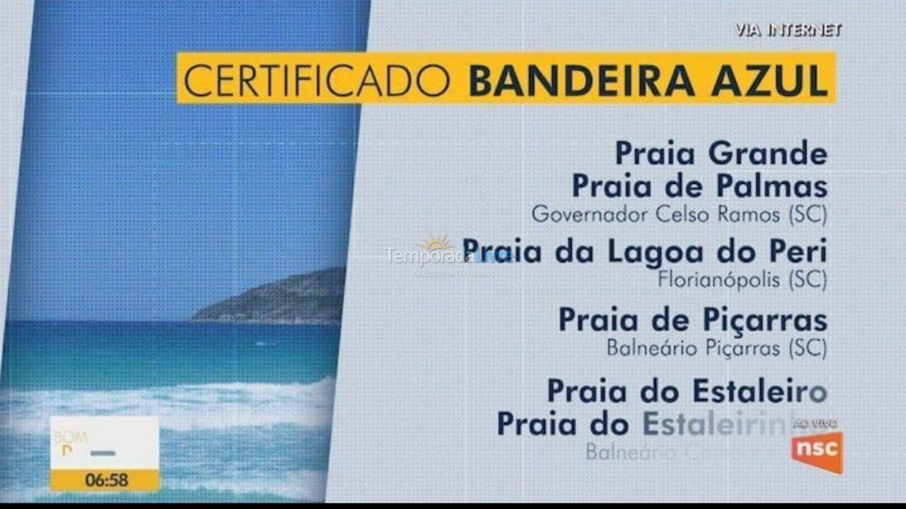 Apartamento para aluguel de temporada em Balneário Piçarras (Itacolomi)