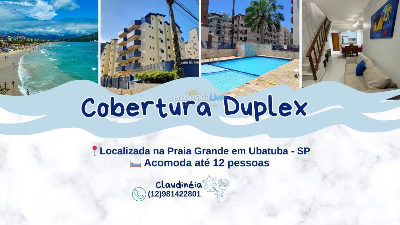 Apartment for vacation rental in Ubatuba (Praia Grande)