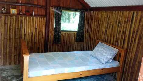 Camping chalets, chalets with 1 double bed or 2 single beds, SITIO CACHOEIRINHA