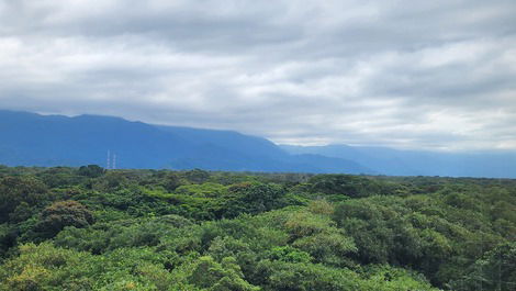 Vista serra do mar