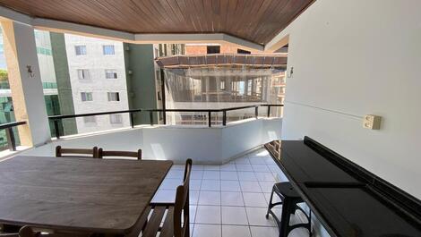 LARGE APARTMENT CORNER AVENUE BRAZIL 3 BEDROOMS WITH AC BALCONY SEA VIEW