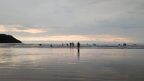 Toda beleza da praia da guilhermina....