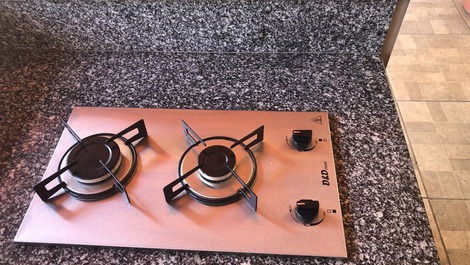 Cooktop na área gourmet