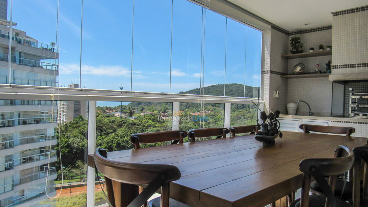 Apartamento para aluguel de temporada em Bertioga (Riviera de São Lourenço)
