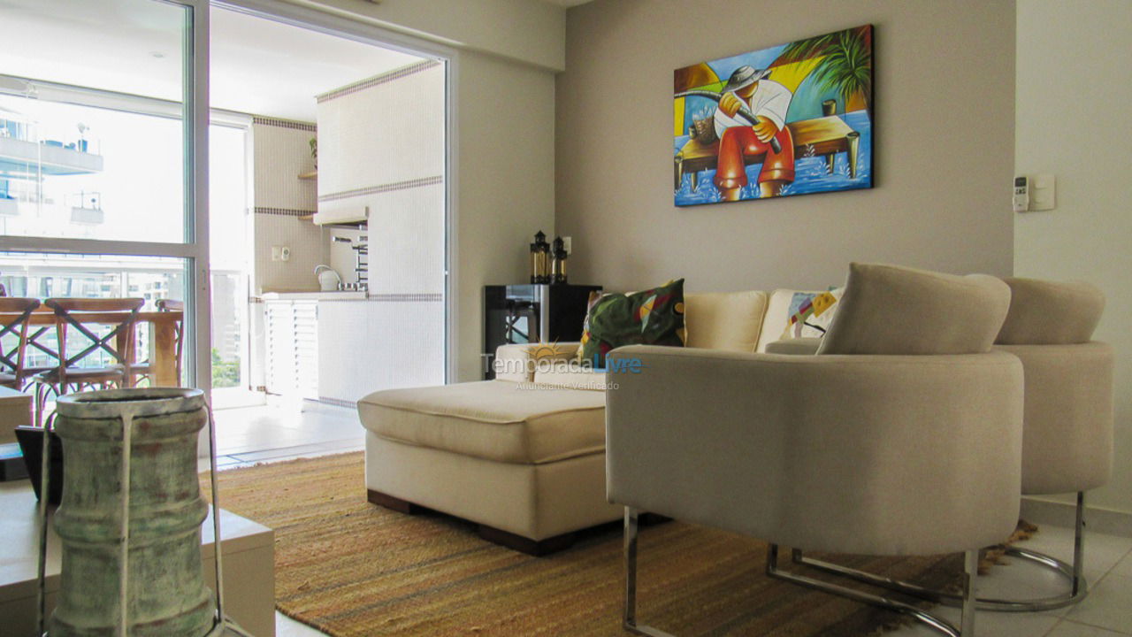 Apartamento para aluguel de temporada em Bertioga (Riviera de São Lourenço)