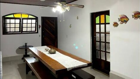 House on the north coast of São Paulo. For up to 12 people.