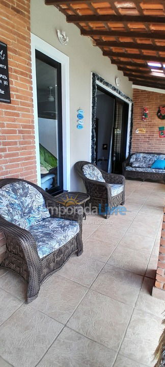 House for vacation rental in Peruíbe (Balneario Tres Marias)