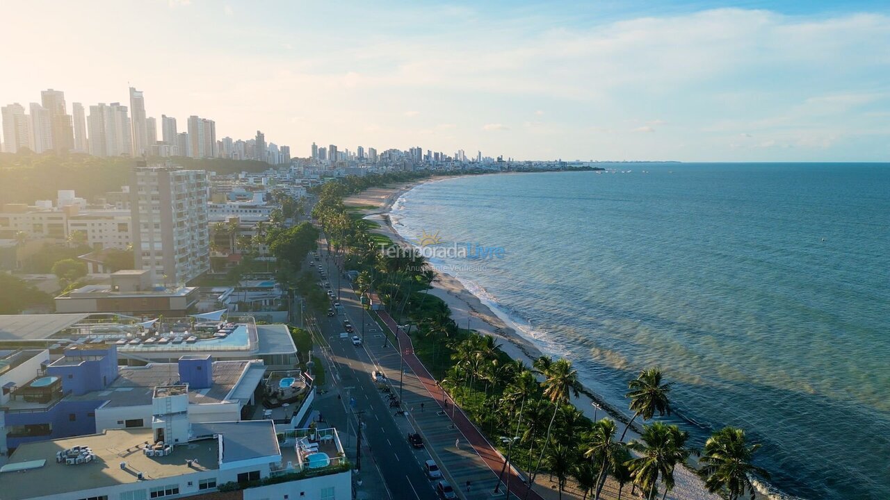 Apartamento para aluguel de temporada em João Pessoa (Cabo Branco)