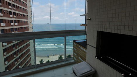 Varanda gourmet do apartamento