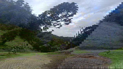 Área externa do resort