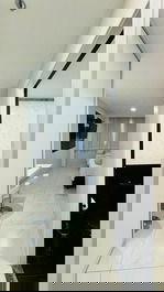 Flat 606 no Hotel Go Inn Taguatinga, reformado no Porcelanato, central