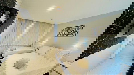 Flat 606 no Hotel Go Inn Taguatinga, reformado no Porcelanato, central