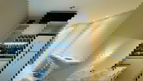 Flat 606 no Hotel Go Inn Taguatinga, reformado no Porcelanato, central