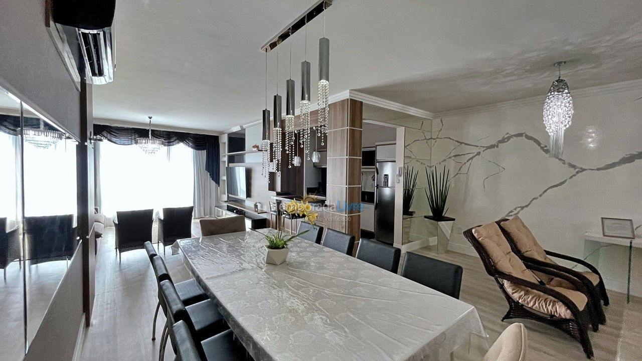 Apartamento para alquiler de vacaciones em Itapema (Meia Praia Frente Mar)