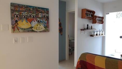 Apto decorado mobiliado coroa vermelha