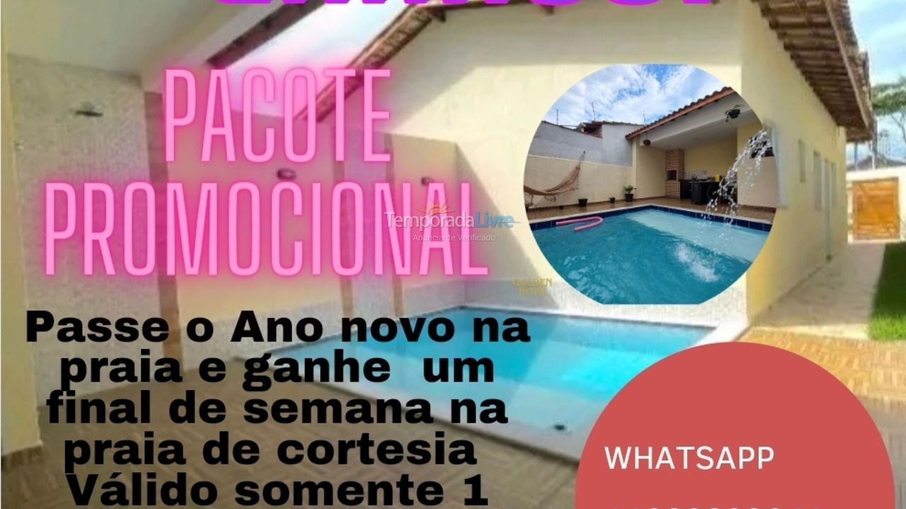 Casa para alquiler de vacaciones em Itanhaém (Suarão)
