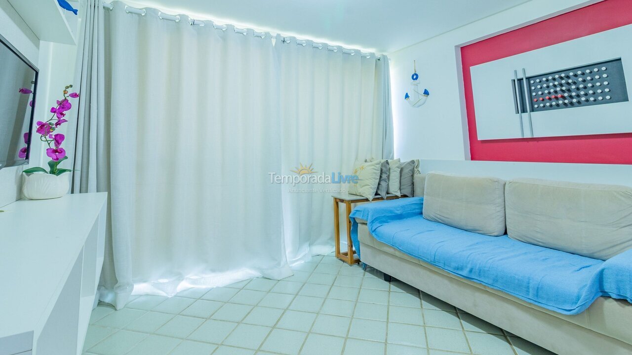 Apartamento para aluguel de temporada em Ipojuca (Praia do Cupe)