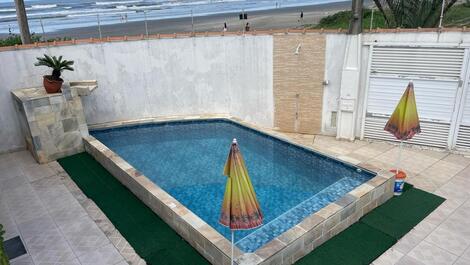 Pé na Areia, swimming pool, barbecue, monitoring and Wi-Fi.