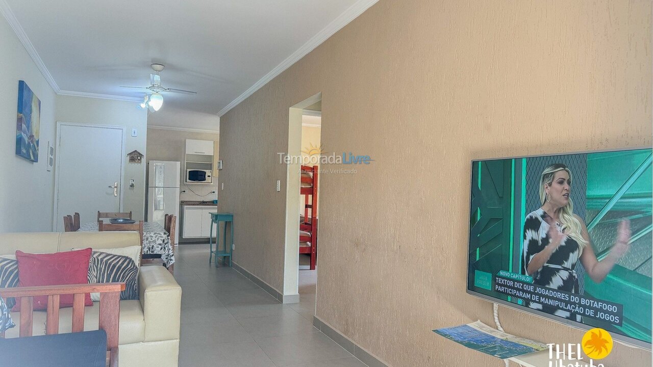 Apartamento para alquiler de vacaciones em Ubatuba (Praia Grande)