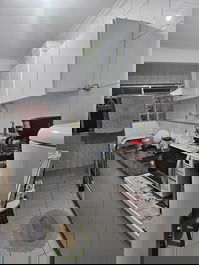 Apartamento Guarujá Pitangueiras com Ar Garagem tv a cabo e Internet