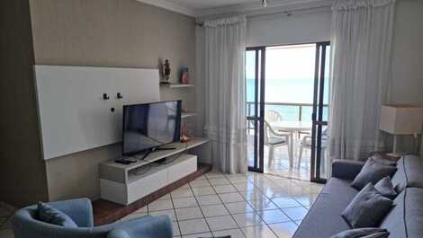 Apartamento frente al mar, Meia Praia, 03 habitaciones