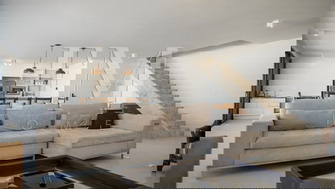 The duplex penthouse in the Luxury Concept condominium