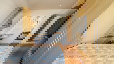 The duplex penthouse in the Luxury Concept condominium