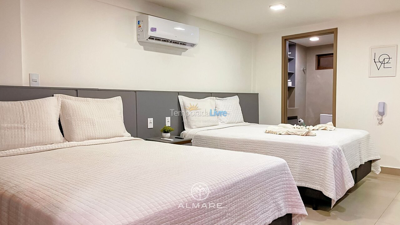 Apartamento para aluguel de temporada em João Pessoa (Cabo Branco)