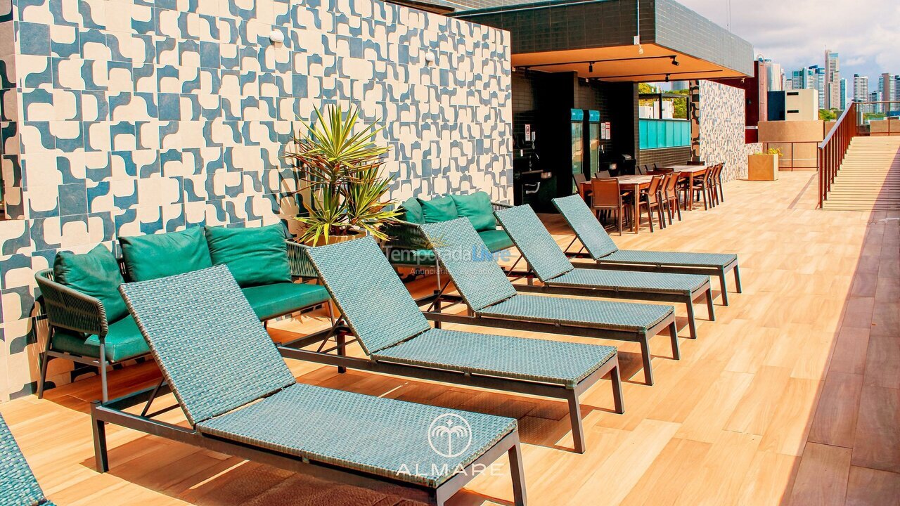 Apartamento para aluguel de temporada em João Pessoa (Cabo Branco)