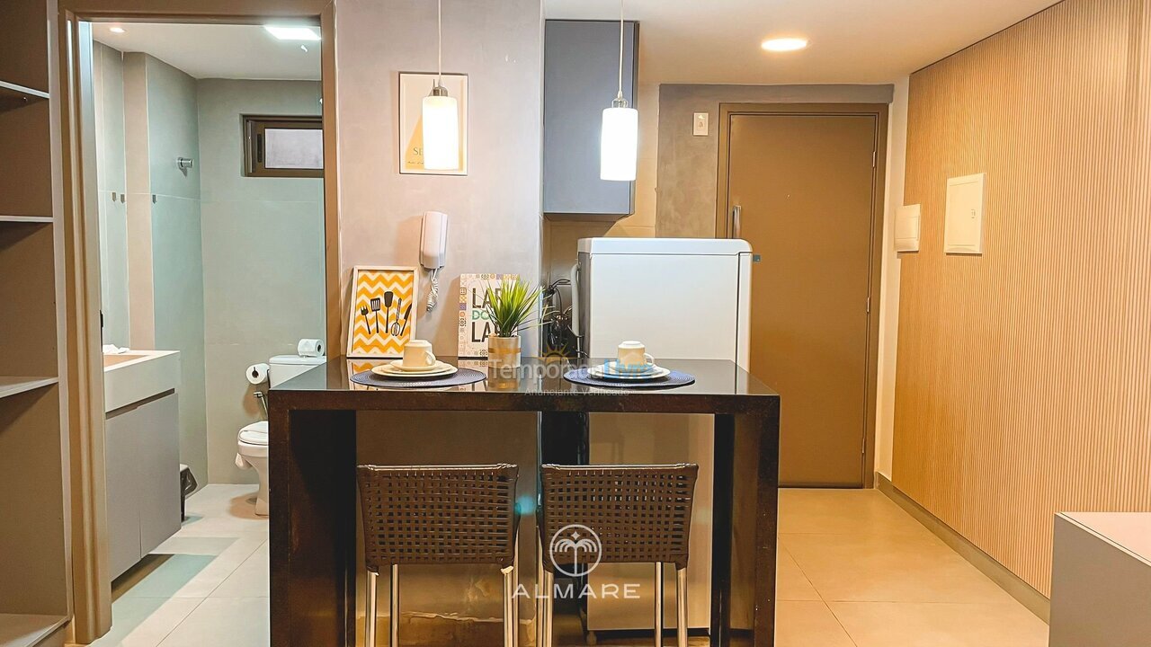 Apartamento para aluguel de temporada em João Pessoa (Cabo Branco)
