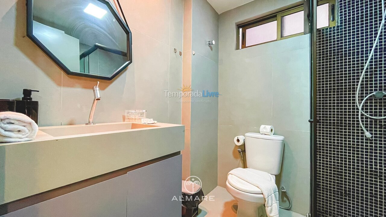 Apartamento para aluguel de temporada em João Pessoa (Cabo Branco)