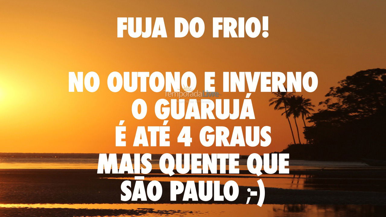 Apartamento para aluguel de temporada em Guarujá (Enseada)