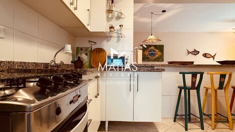 Apartment 300m from Riviera Beach in São Lourenço
