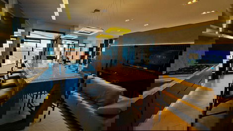 Luxuosa cobertura frente mar 10 pessoas - RESERVA DNA (12) 99703-1510