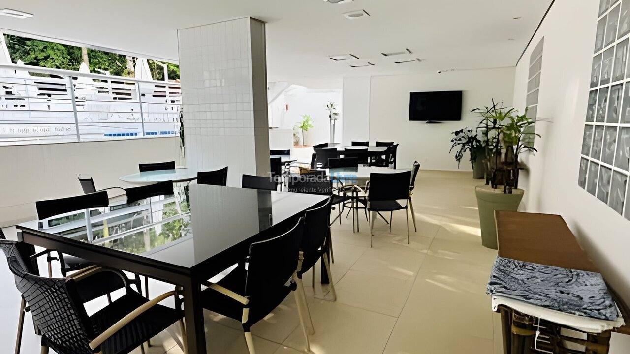 Apartamento para aluguel de temporada em Bertioga (Praia de São Lourenço)