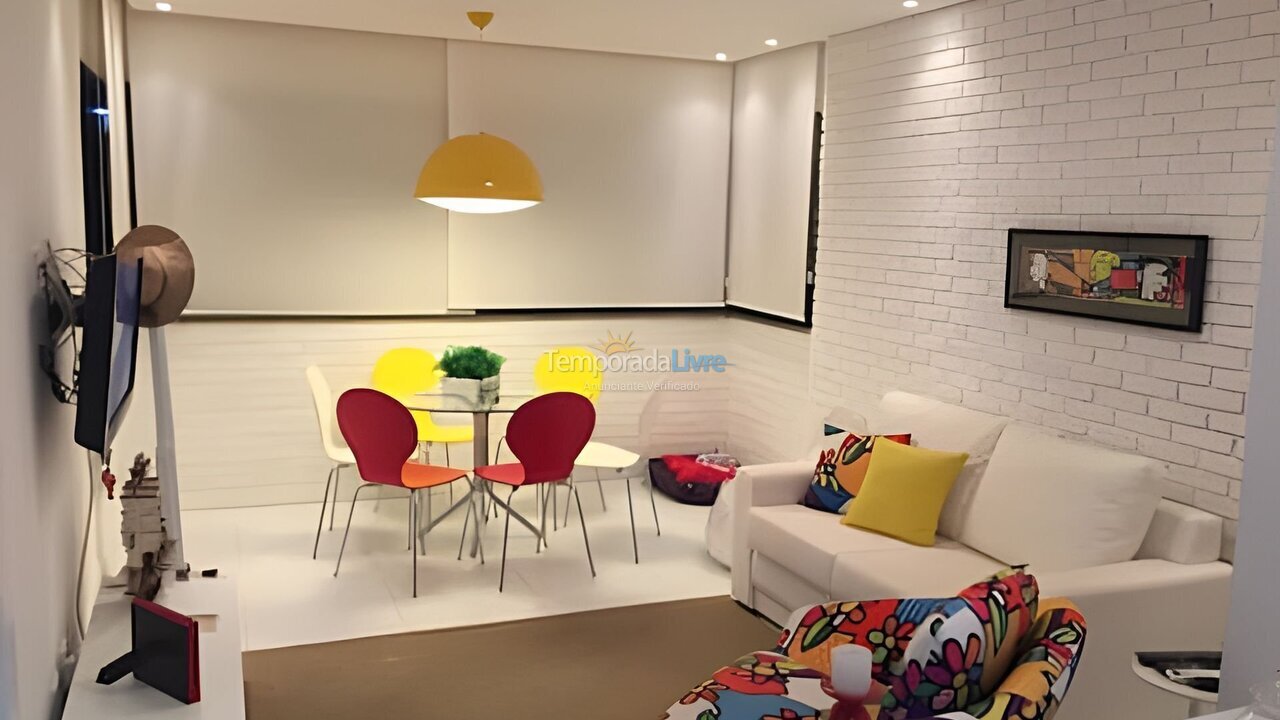 Apartamento para aluguel de temporada em Guarujá (Jardim Praiano)