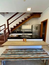 House in a condominium with 4 suites and heated pool
