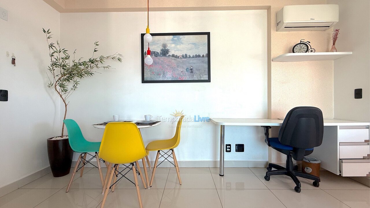 Apartamento para aluguel de temporada em Goiânia (Setor Oeste)