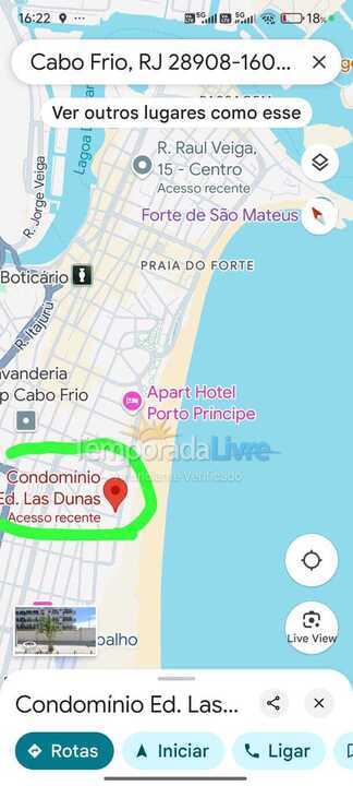 Apartamento para aluguel de temporada em Cabo Frio (Algodoal)