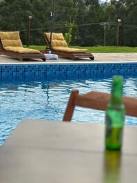 Vista da piscina