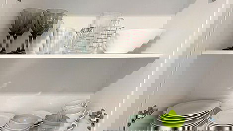 Detalhe dos acessórios de cozinha
