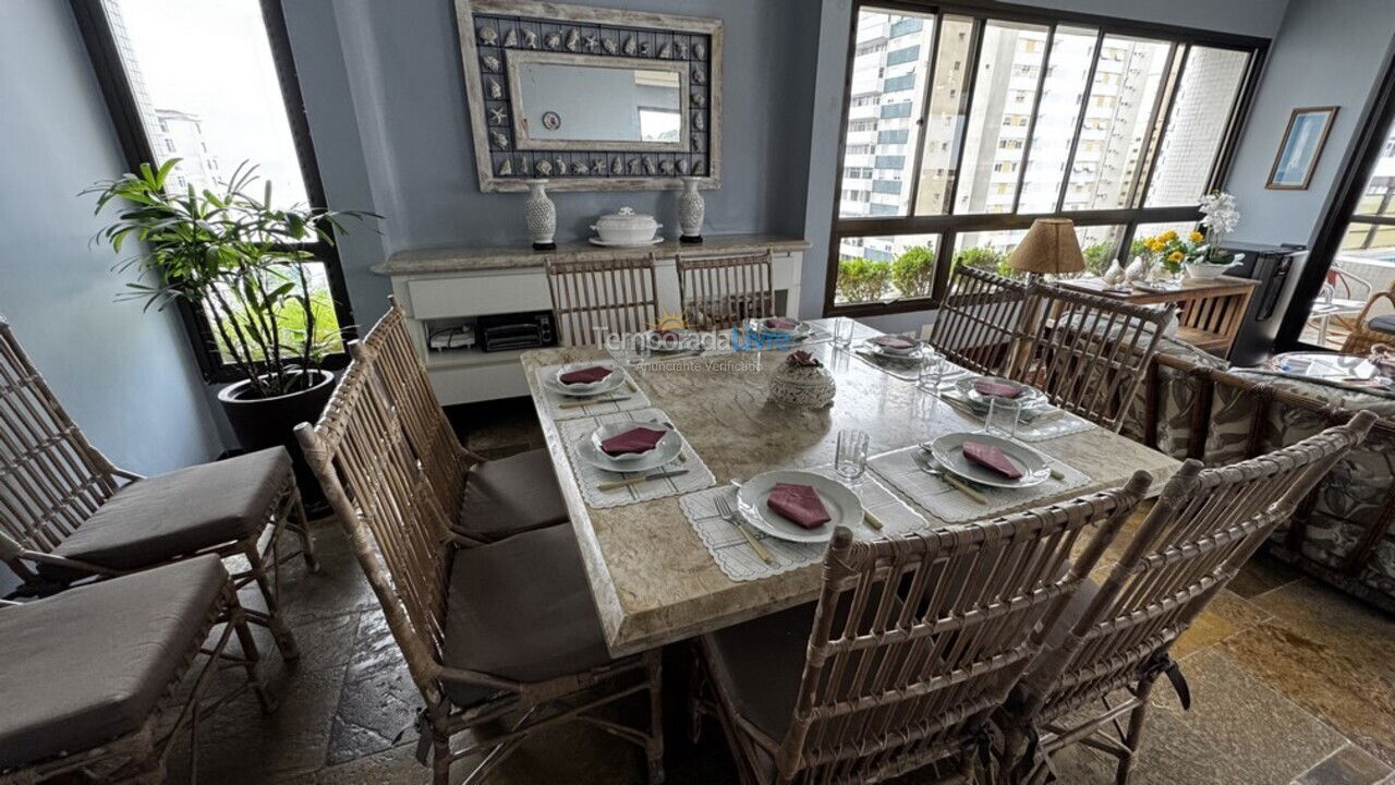 Apartamento para alquiler de vacaciones em Guarujá (Pitangueiras)
