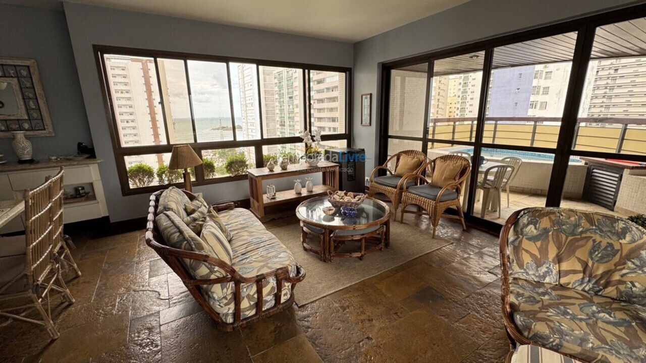 Apartamento para alquiler de vacaciones em Guarujá (Pitangueiras)