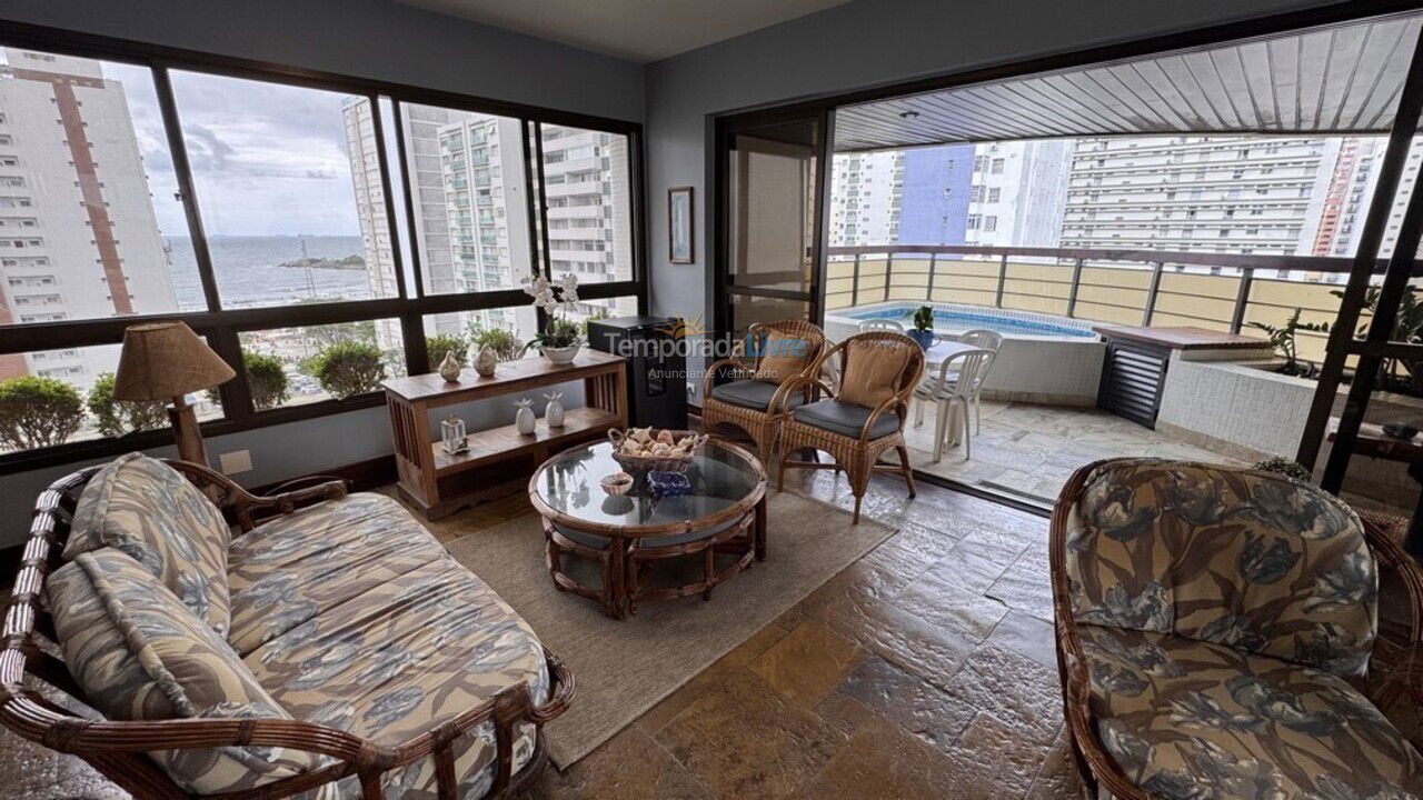 Apartamento para alquiler de vacaciones em Guarujá (Pitangueiras)