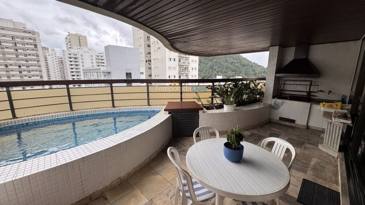 Apartamento para alquiler de vacaciones em Guarujá (Pitangueiras)
