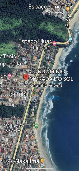 Apartamento para aluguel de temporada em Ubatuba (Praia das Toninhas)