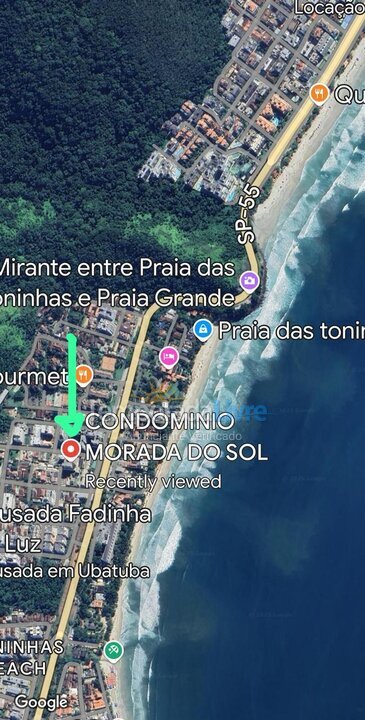 Apartamento para aluguel de temporada em Ubatuba (Praia das Toninhas)