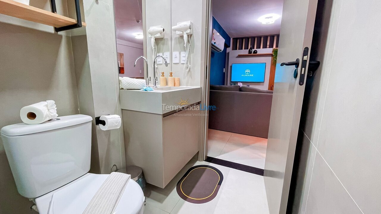 Apartamento para aluguel de temporada em João Pessoa (Cabo Branco)