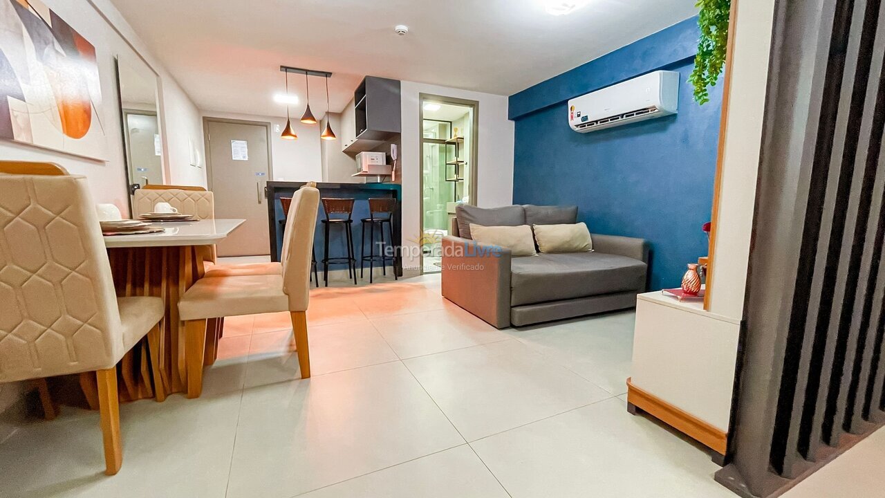 Apartamento para aluguel de temporada em João Pessoa (Cabo Branco)