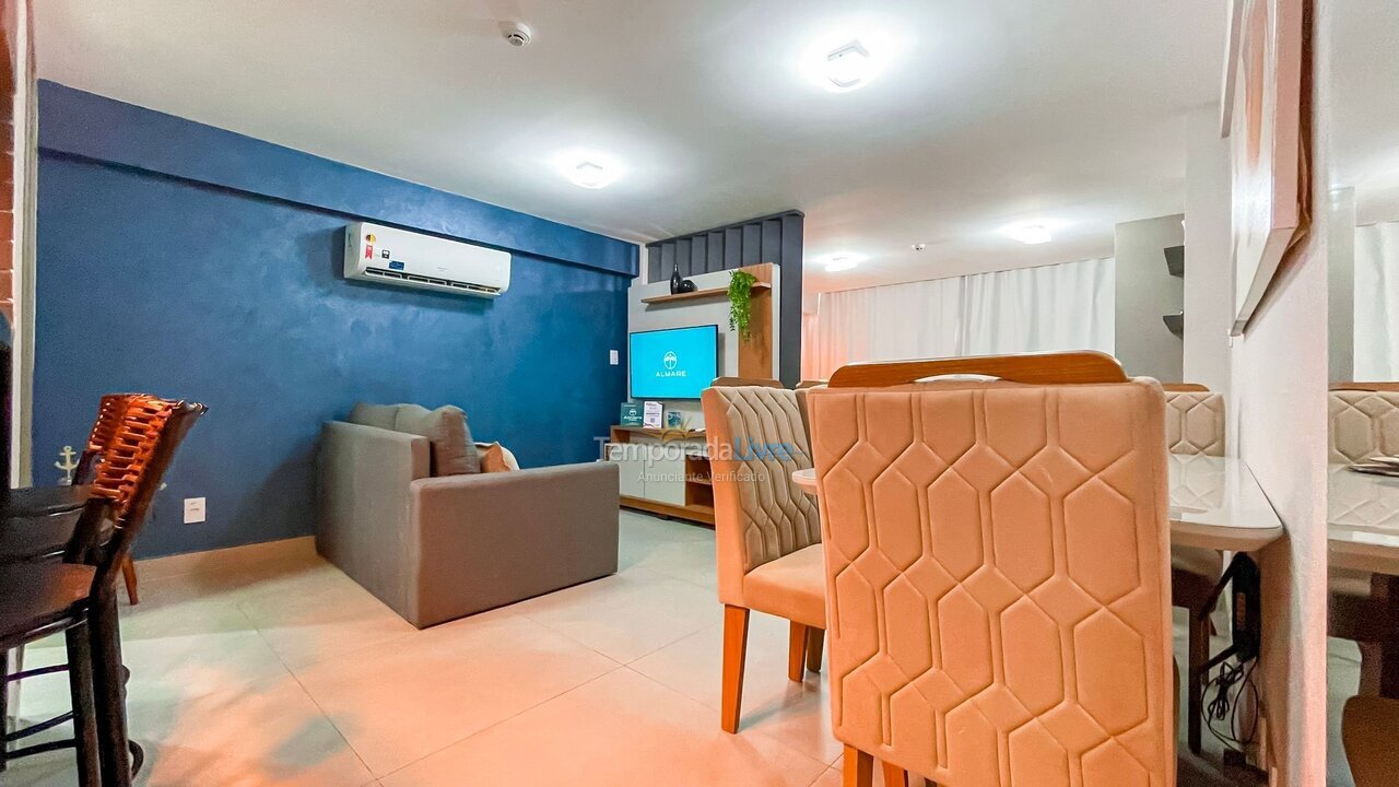 Apartamento para aluguel de temporada em João Pessoa (Cabo Branco)